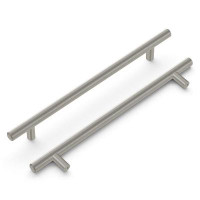 Hickory Hardware Bar Pulls  Kitchen Cabinet Handles, Solid Core Drawer Pulls for Cabinet Doors, 7-9/16" (192mm)
