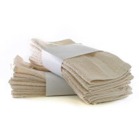 Eider & Ivory™ Quick-Dry, Soft, 100% Cotton Towels, Washcloths (Wash Cloth - Set of 60, Beige)