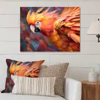 Bay Isle Home™ Tropical Parrot II - Animals Metal Wall Decor