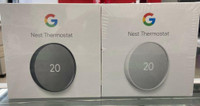 Google Nest Wi-Fi Smart Thermostat (4th Gen) - SNOW/CHARCOAL - SEALED @MAAS_COMPUTERS