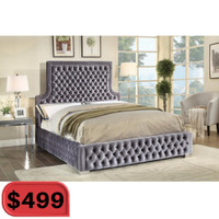 Designer Tufted Modern Bed Sale!!