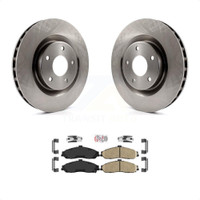 Front Disc Brake Rotors And Ceramic Pads Kit For Chevrolet Corvette Cadillac XLR K8A-104602