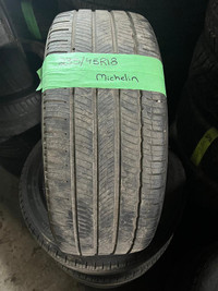 235 45 18 4 Michelin Primacy Used A/S Tires With 75% Tread Left