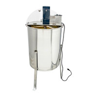 Efficient and Professional Honey Extraction with Our 4-Frame Stainless Steel Honey Extractor #170462