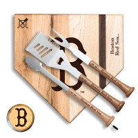 Baseball BBQ Silver Slugger Boston Red Sox Grilling Tool Set