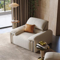 Latitude Run® Natsu 48" Vegan Leather Sofa