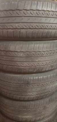 (D95) 4 Pneus Ete - 4 Summer Tires 225-55-18 Bridgestone 5-6/32