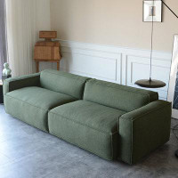 MABOLUS 110.24'' Velvet Square Arm Modular Sofa
