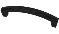 D. Lawless Hardware 3-3/4" Textured Arched Pull Flat Black