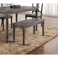 Ophelia & Co. Rustic Wood Frame Bench, Shoe Bench For Living Room, Entryway