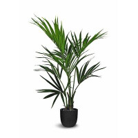 Bayou Breeze Faux Botanical Kentia Palm in Green Finish 48" Height