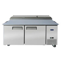 Atosa Double Door 67 Refrigerated Pizza Prep Table