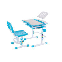 Zoomie Kids Dudley Multi-Functional Ergonomic Kids' 27.95" W Writing Desk with Book-holder and Chair Set