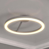 Orren Ellis 1 - Light 17.9'' Simple Circle LED Flush Mount