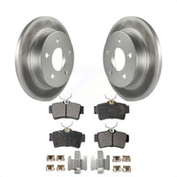 Rear Coated Disc Brake Rotors And Ceramic Pads Kit For Ford Mustang KGT-101337