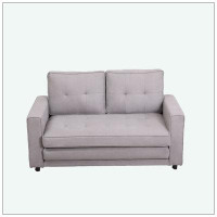 Latitude Run® 3-in-1 Upholstered Futon Convertible Floor Sofa bed