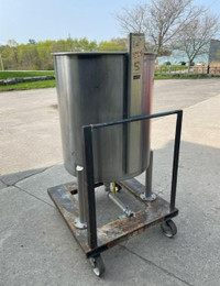 Stainless-steel Mixing Tank with Agitator and Mixing Blade