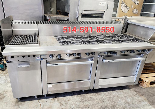 Garland Range / Stove / BBQ/ Poele Cuisiniere / Four / Charbroiler / Grille in Industrial Kitchen Supplies in St. Albert