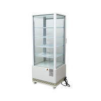 Commercial Refrigerator Cake Display Case Pie Beverage Refrigerated Cabinet Showcase 110V 210084