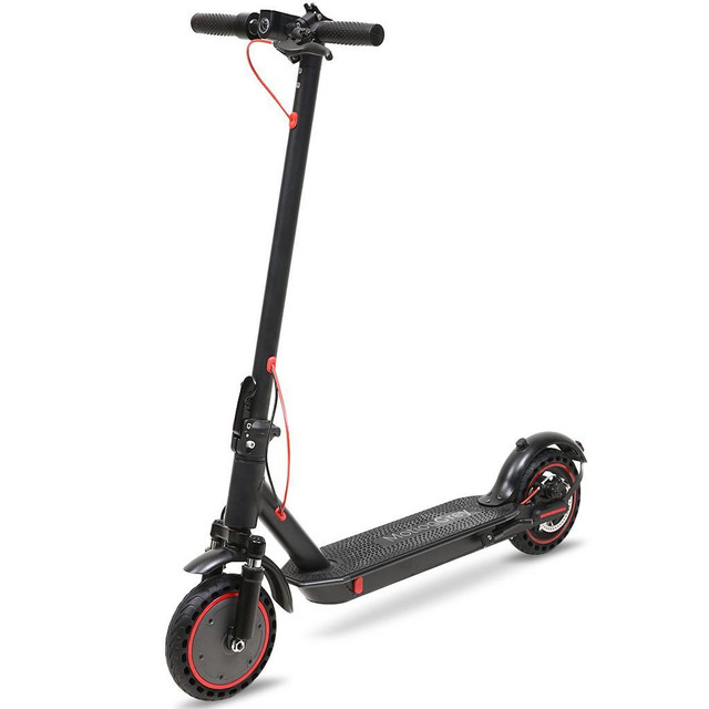MotionGrey Plus Electric Scooter: 35km Range, 350W Motor, 8.5 Burst Proof Tires, Added Suspension, Black in Other