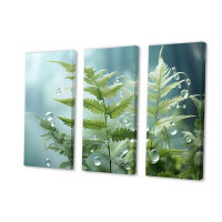 Bay Isle Home™ Ferns Plant Ethereal Whispers I - Floral Canvas Art Print Set