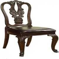 A WELL Queen Anne Back Side Chair in Dark Brown