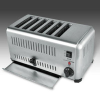 Commercial Portable Electric 6-slice Bread Toaster Machine Stainless Steel 220V - BRAND NEW - FREE SHIPPING