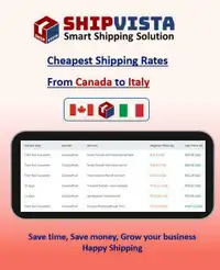 Cheapest Shipping to Italy from Canada