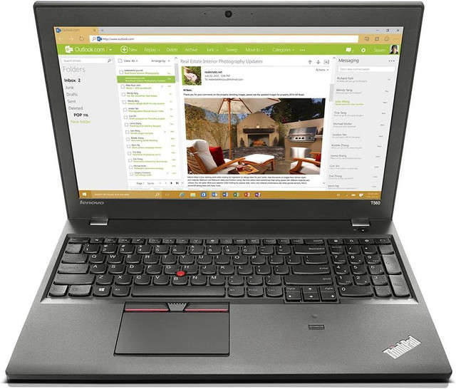 Lenovo Thinkpad T560 15.6-Inch Notebook Laptop OFF Lease FOR SALE!!! Intel Core i5-6200U 2.3GHz 16GB RAM 240GB-SSD in Laptops - Image 3