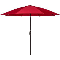 Arlmont & Co. Freeport Park® 9 Feet Aluminum Market Umbrella Table Umbrella With Crank And Push Button Tilt For Patio, G