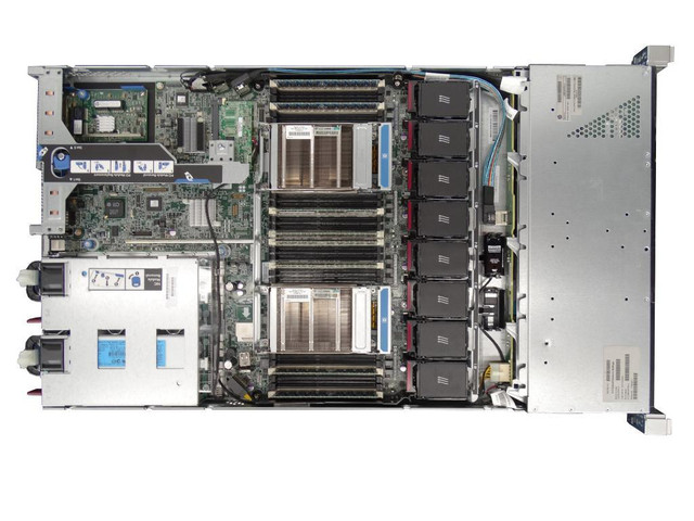 Serveur Usagé puissant pas Cher HP Proliant 360p G8, 2X  2695 V2, 32 à 768Go DDR3, 8 Bay 2.5po SSD ou HDD, 2x PS in Servers in Québec City - Image 2