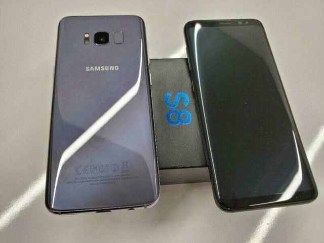 Samsung Galaxy S8 S8 Plus + *UNLOCKED* New Condition with 1 Year Warranty Includes All Accessories CANADIAN MODELS in Cell Phones in Calgary