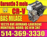 MOTEUR 2.4 HONDA CRV 2002 2003 2004 2005 2006 K24A CR-V, 02 03 04 05 06 Honda CRV Engine, K24A Motor  mécanique Auto
