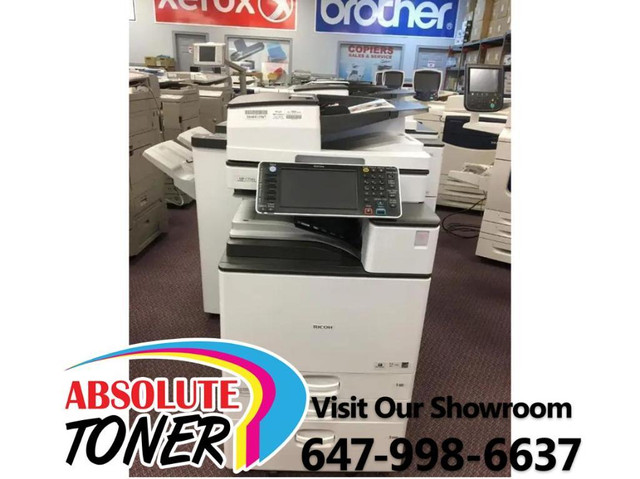 REPOSSESSED Only 5k Pages Ricoh MP C5502 Colour Copy machines copier Fax Printers Scanner Color Photocopiers for SALE in Printers, Scanners & Fax in Ontario