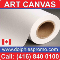 Blank Roll of Fine Quality Matte Art Canvas Artist ARTISTIC Supply for Inkjet Solvent Prints Printing 285 gsm
