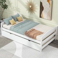 Red Barrel Studio Twin Bed with Twin Trundle