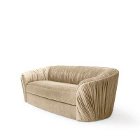 Koket Luscious 92.5197" Round Arm Sofa