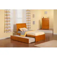 Viv + Rae Lampley Solid Wood Sleigh Bed with Trundle