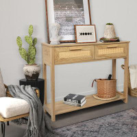 Bay Isle Home™ 2 Drawers Console Table