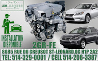MOTEUR 3.5 V6 2GR-FE ENGINE LEXUS  RX350 2009 2010 2011 2012 2013 2014 2015 ES 350 2006 2007 2008 - 2012