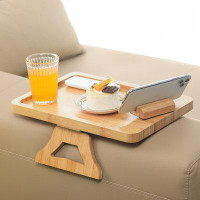 Latitude Run® Adriunna Bamboo Couch Breakfast Tray