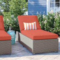 Sol 72 Outdoor™ Rochford 77'' Long Chaise Lounge Set with Cushions