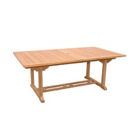 Arlmont & Co. Roxanne Solid Wood Dining Table