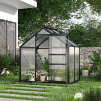 Greenhouse 190L x 132W x 201Hcm Grey
