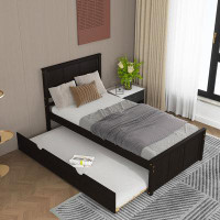 Wildon Home® Ilka Twin Platform Bed with Trundle