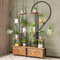 17 Stories Anice Free Form 6-Tiered Plant Stand