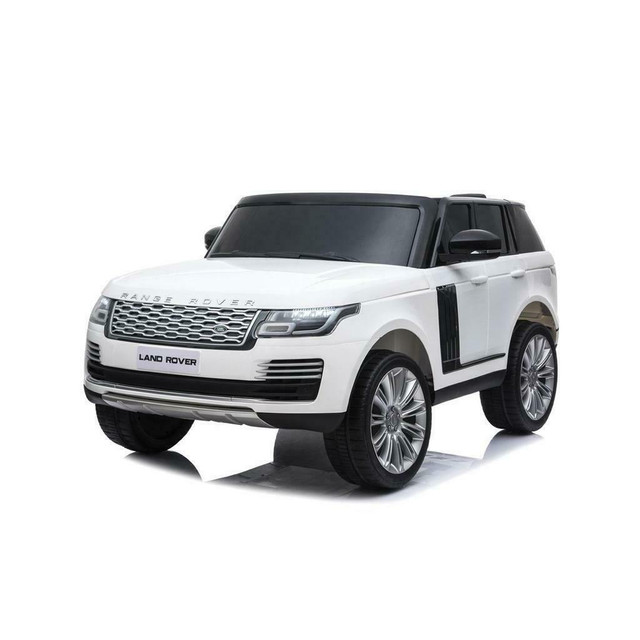 Kids Ride On Cars With Parental Remote Control Land Rover HSE 2 Seater With Rubber Wheels And Leather Seats Summer Sale in Toys & Games