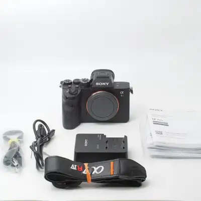 Sony A7R IV Full-Frame Mirrorless Camera Body Only. Comes with the original box, charger, battery, s...