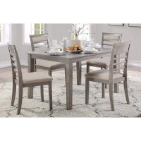 Red Barrel Studio 5Pc Dining Set Table And 4 Side Chairs Set Kitchen Dining Set, Kitchen Table Set