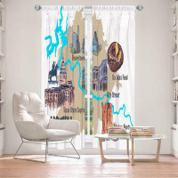 East Urban Home Lined Window Curtains 2-panel Set for Window Size by Markus Bleichner - Tourist Austin